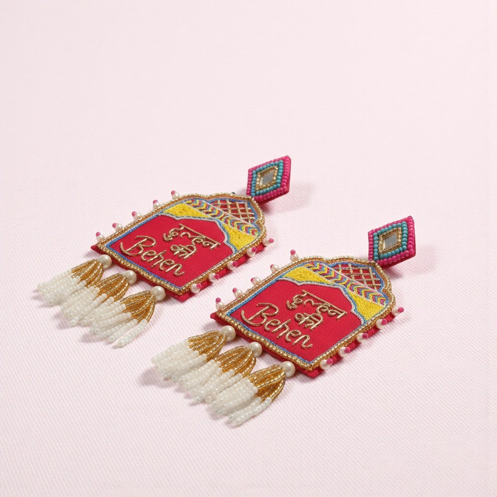Handmade Fabric Earring