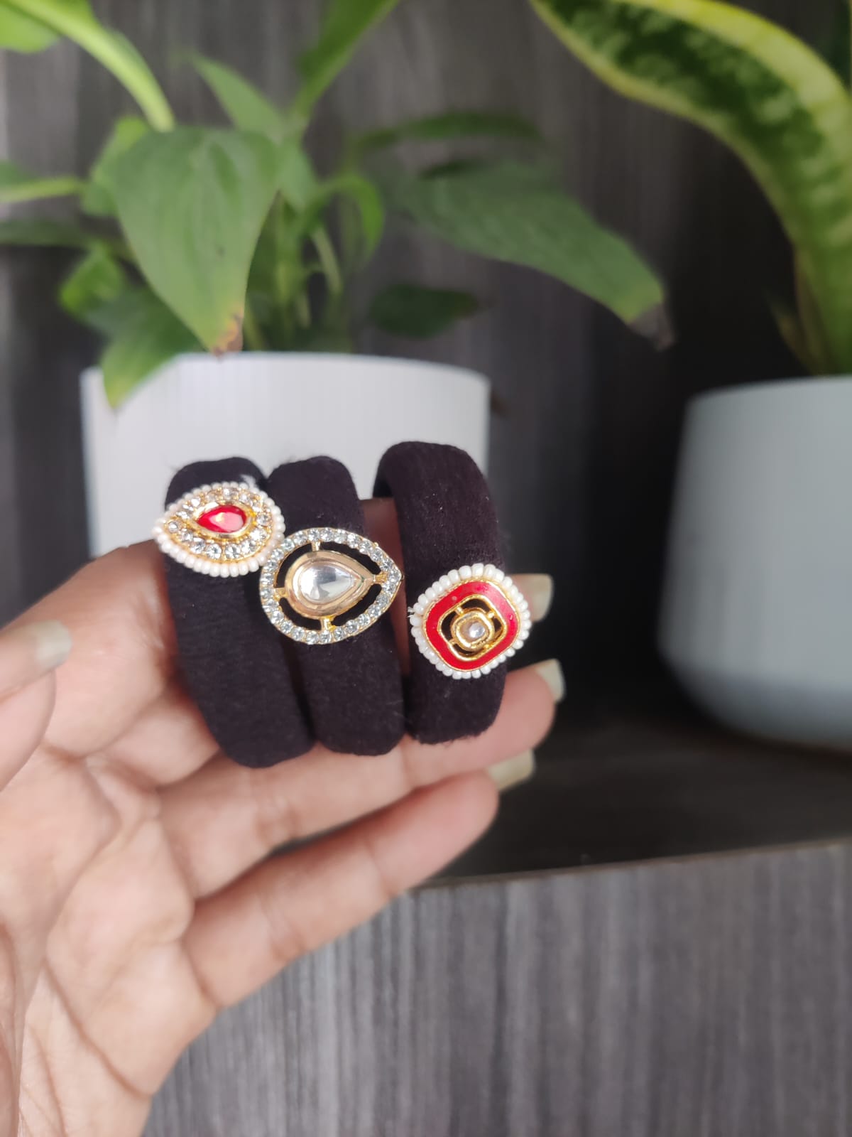Rubber Band Hair Combos | Free Size | Set of 3