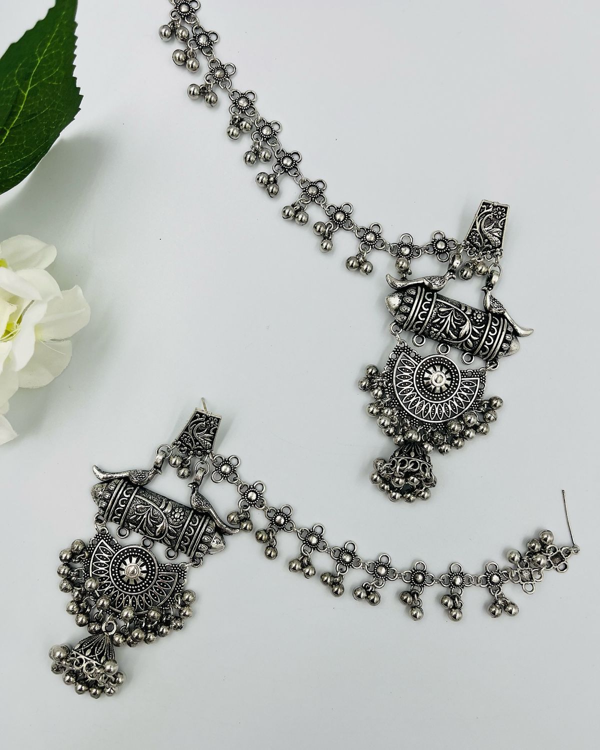 Oxidized earrings
