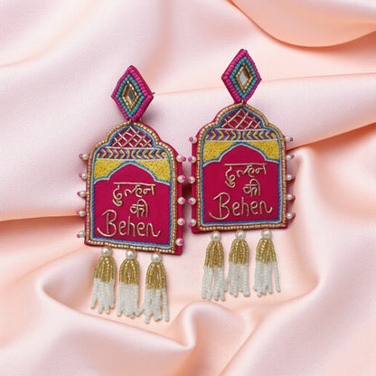 Handmade Fabric Earring