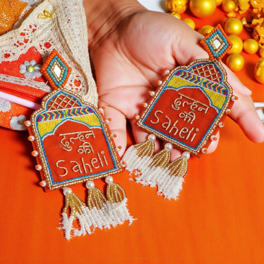 Handmade Fabric Earring