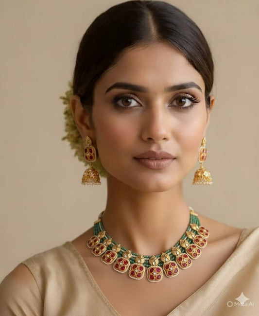 Rajwadi Jewelry Set