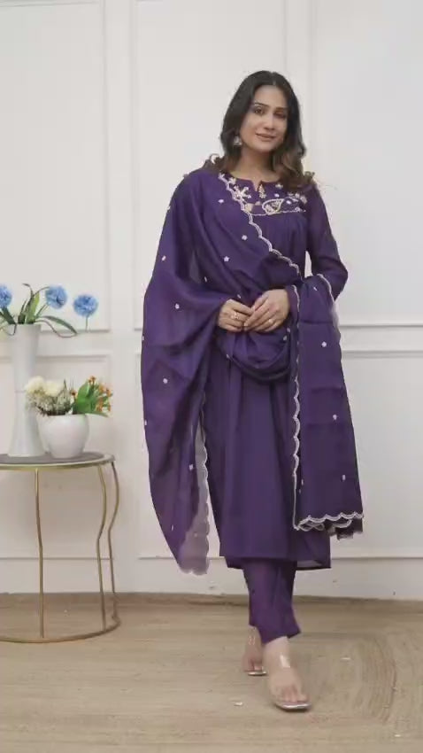 Mul Chanderi Dress