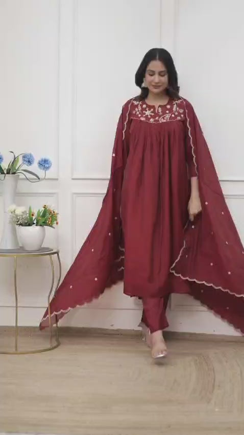 Mul Chanderi Dress